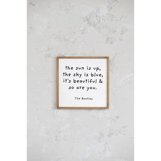 Hello Honey® The Sun Is Up Framed Wall Décor